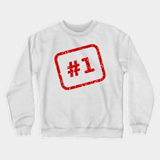 Number 1 Stamp Crewneck Sweatshirt